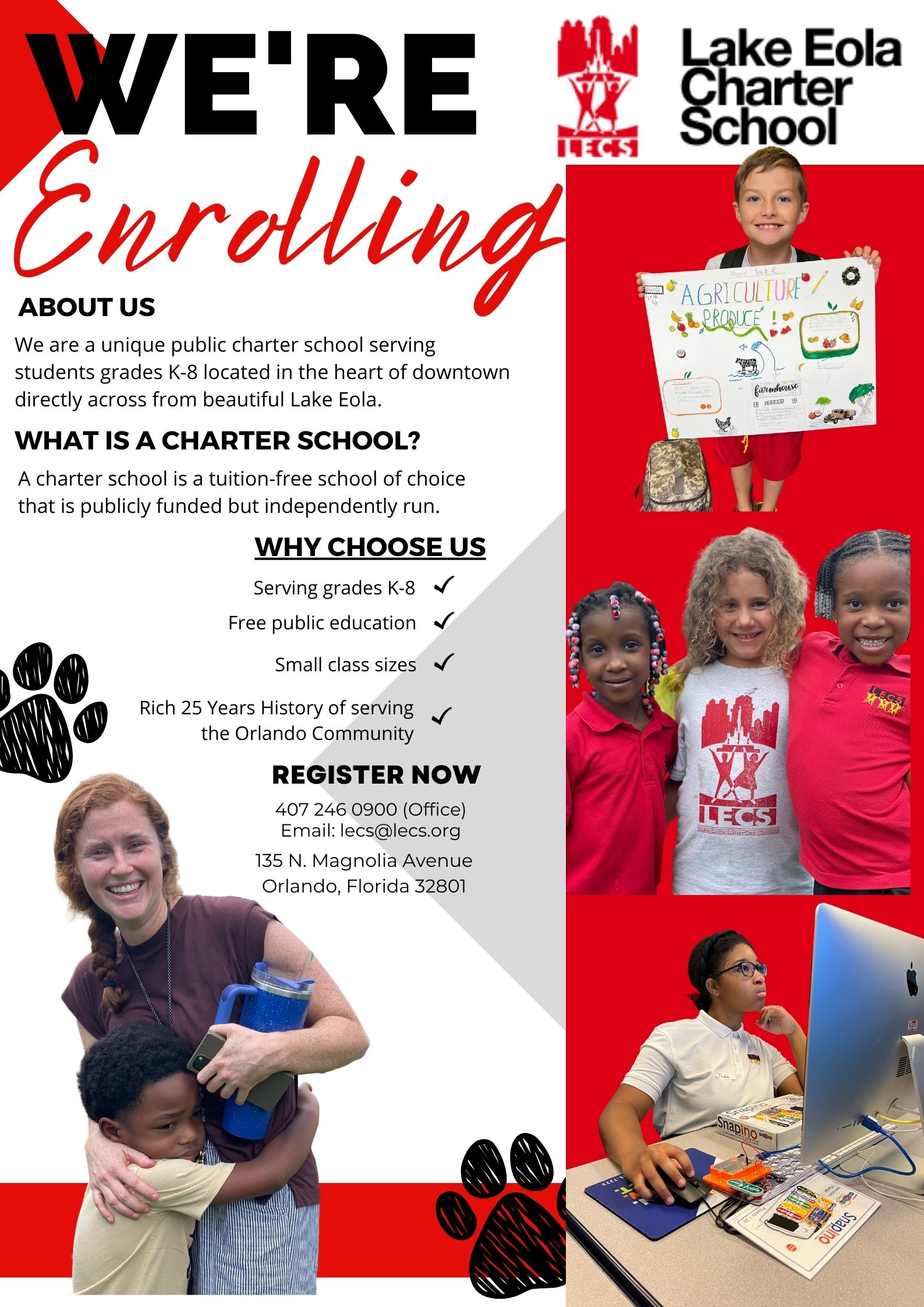 Lake Eola Charter School Tuition Free K8 Public School In Orlando